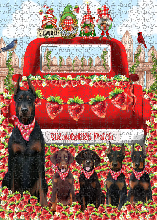 Doberman Pinscher Jigsaw Puzzle: Explore a Variety of Personalized Designs, Interlocking Puzzles Games for Adult, Custom, Dog Lover's Gifts