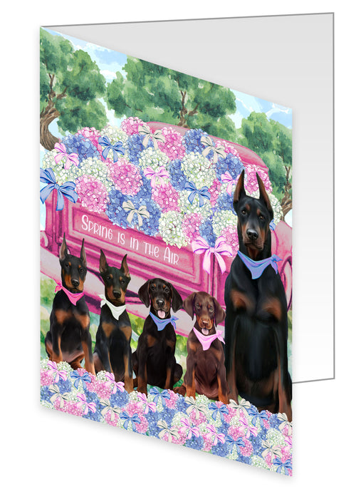 Doberman Pinscher Greeting Cards & Note Cards: Invitation Card with Envelopes Multi Pack, Personalized, Explore a Variety of Designs, Custom, Dog Gift for Pet Lovers