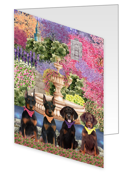 Doberman Pinscher Greeting Cards & Note Cards: Invitation Card with Envelopes Multi Pack, Personalized, Explore a Variety of Designs, Custom, Dog Gift for Pet Lovers