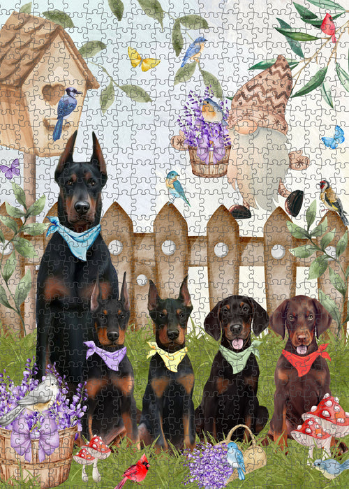 Doberman Pinscher Jigsaw Puzzle for Adult, Explore a Variety of Designs, Interlocking Puzzles Games, Custom and Personalized, Gift for Dog and Pet Lovers
