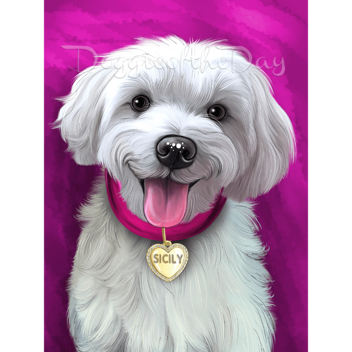 Copy of Digital Painting PERSONALIZED Caricature PET PORTRAIT! Custom Pet Dog or Cat Art JORDAN - Prices from 0.00 to 99.00