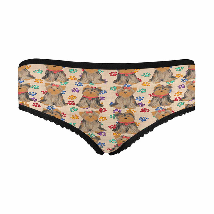 Yorkshire Terrier Dogs Red  Women&#039;s All Over Print Classic Briefs