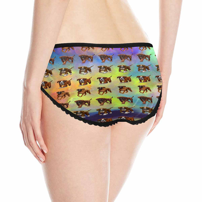 Boxer Dogs  Women&#039;s All Over Print Classic Briefs