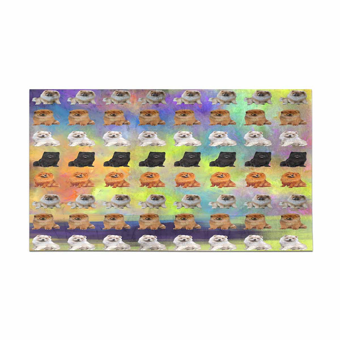 Chow Chow Dogs  Bath Rug 16" x 28"