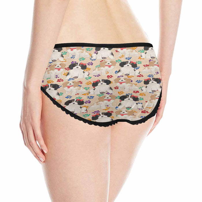 Cavalier King Charles Spaniel Dogs Red  Women&#039;s All Over Print Classic Briefs