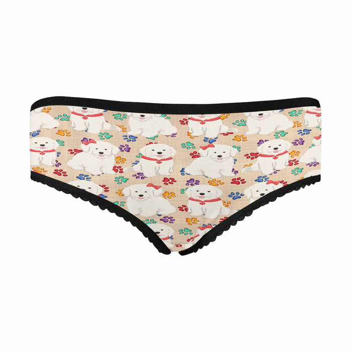 Bichon Frise Dogs Red  Women&#039;s All Over Print Classic Briefs