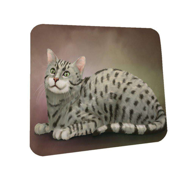 Egyptian Mau Cat Coasters Set of 4
