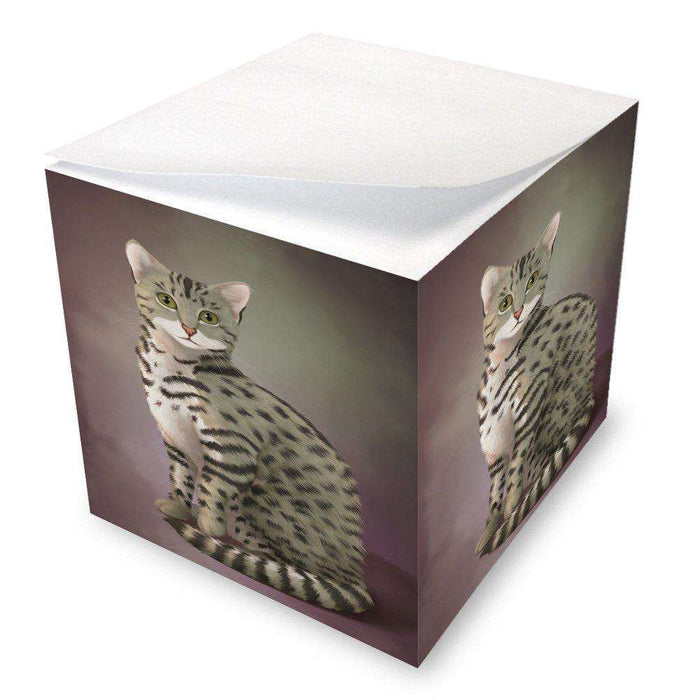 Egyptian Mau Cat Note Cube