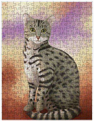 Egyptian Mau Cat Puzzle with Photo Tin