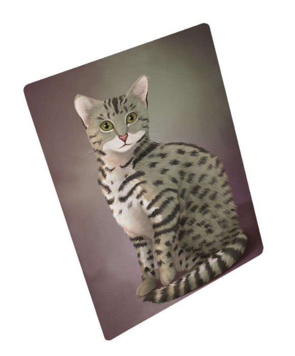 Egyptian Mau Cat Tempered Cutting Board