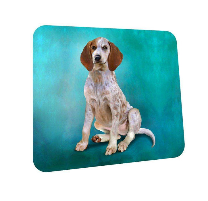 English Coonhound Dog Coasters Set of 4
