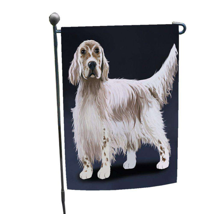 English Setter Dog Garden Flag