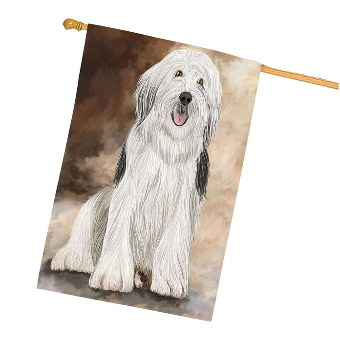 English Sheep Dog House Flag