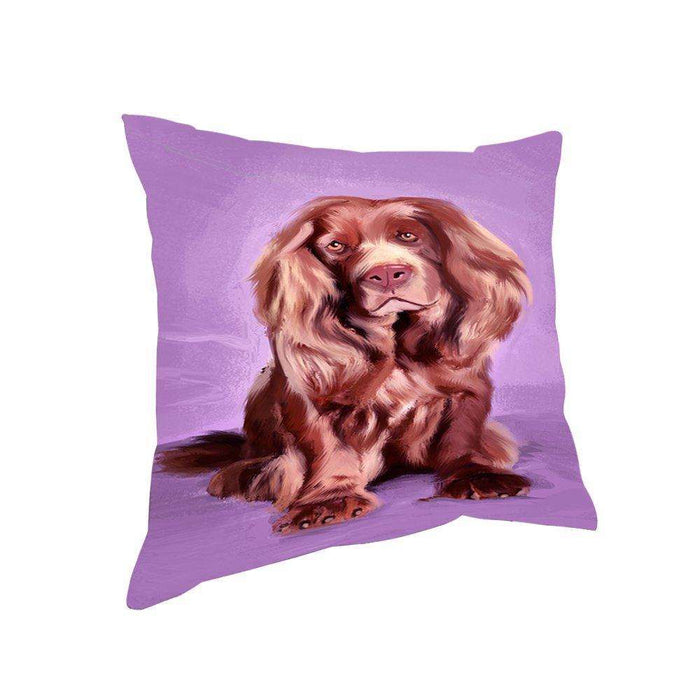 English Springer Spaniel Dog Throw Pillow D471