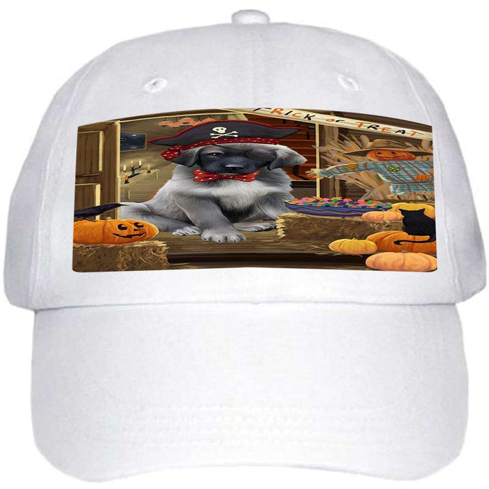 Enter at Own Risk Trick or Treat Halloween Anatolian Shepherd Dog Ball Hat Cap HAT62586