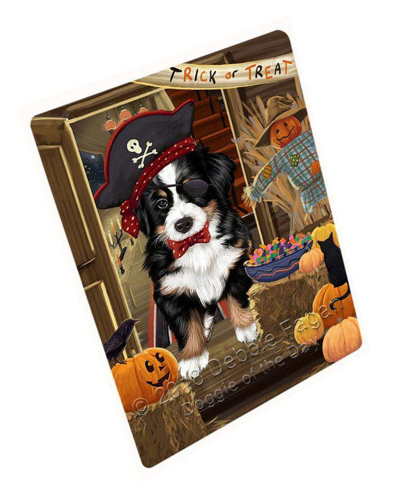 Enter at Own Risk Trick or Treat Halloween Bernese Mountain Dog Cutting Board C63447
