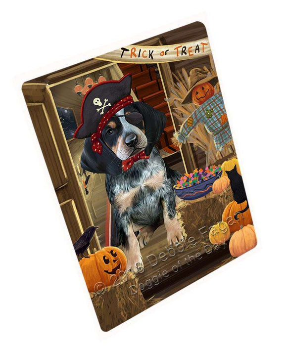 Enter at Own Risk Trick or Treat Halloween Bluetick Coonhound Dog Cutting Board C63522