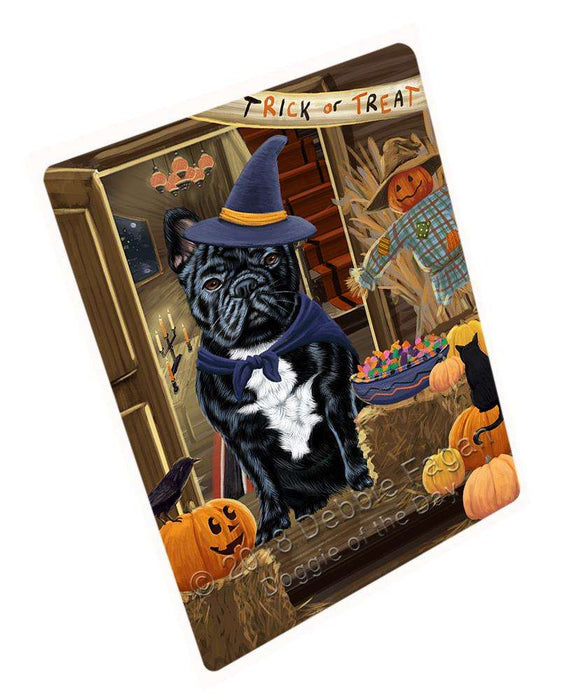 Enter at Own Risk Trick or Treat Halloween French Bulldog Cutting Board C63801