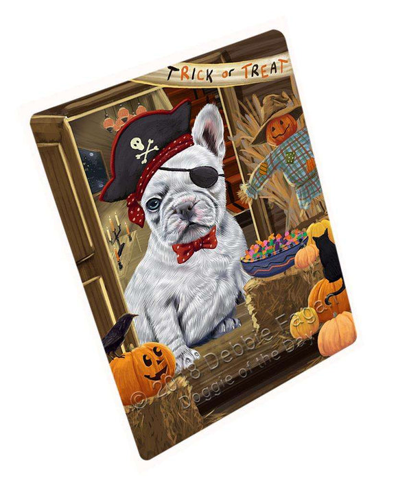 Enter At Own Risk Trick Or Treat Halloween French Bulldog Magnet Mini (3.5" x 2") MAG63807