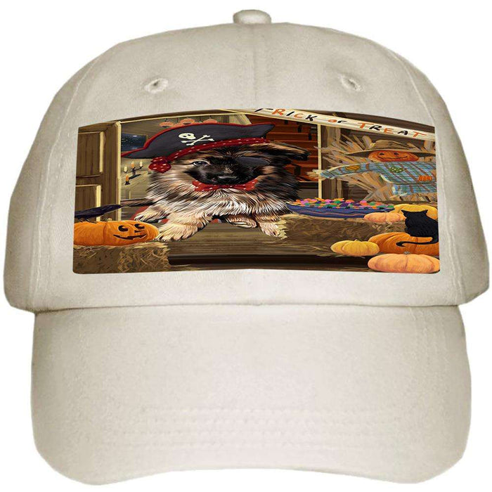 Enter at Own Risk Trick or Treat Halloween German Shepherd Dog Ball Hat Cap HAT63111