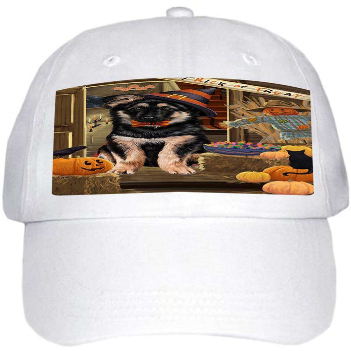 Enter at Own Risk Trick or Treat Halloween German Shepherd Dog Ball Hat Cap HAT63117