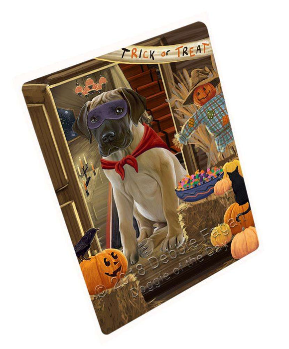 Enter at Own Risk Trick or Treat Halloween Great Dane Dog Cutting Board C63864