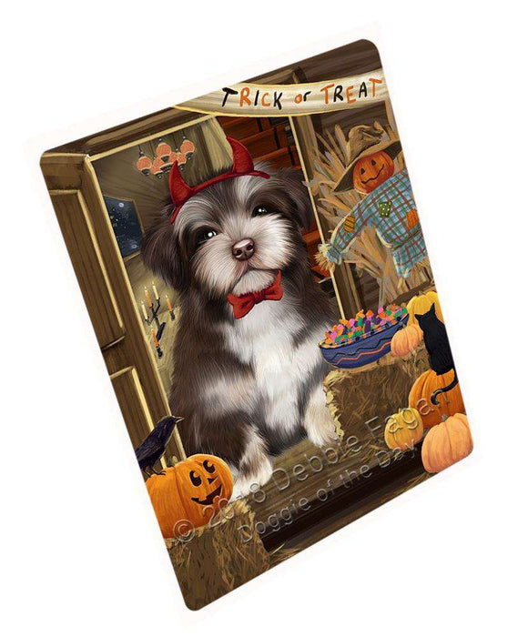 Enter at Own Risk Trick or Treat Halloween Havanese Dog Cutting Board C63915
