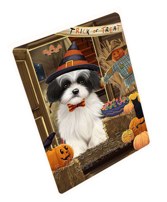 Enter at Own Risk Trick or Treat Halloween Havanese Dog Cutting Board C63918