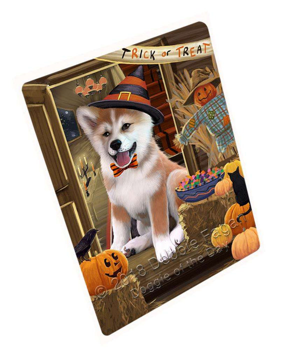 Enter at Own Risk Trick or Treat Halloween Shiba Inu Dog Cutting Board C64308