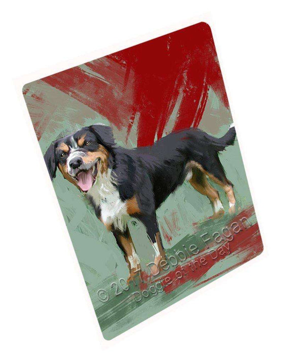 Entlebucher Mountain Dog Tempered Cutting Board