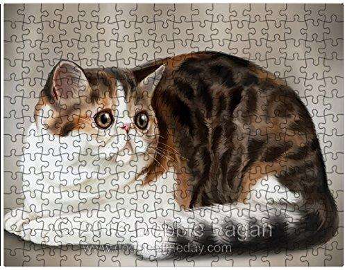 Exotic Persian Cat Art Portrait Print 300 Pc. Puzzle with Photo Tin