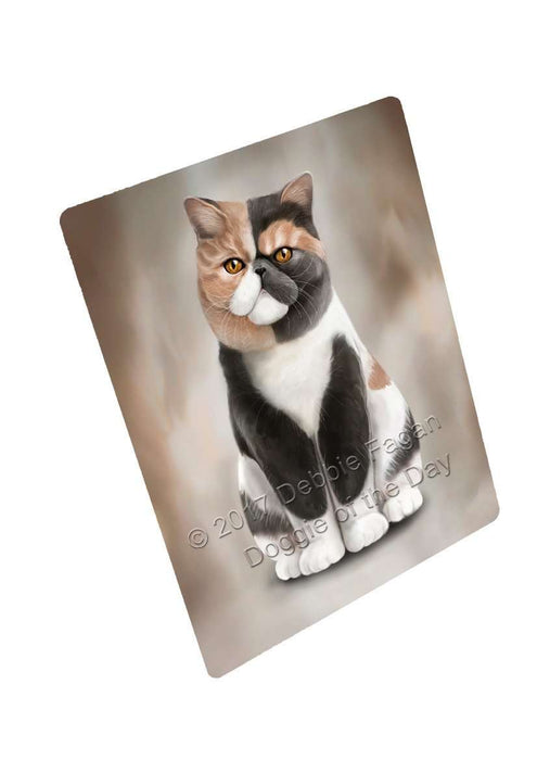 Exotic Shorthair Cat Tempered Cutting Board