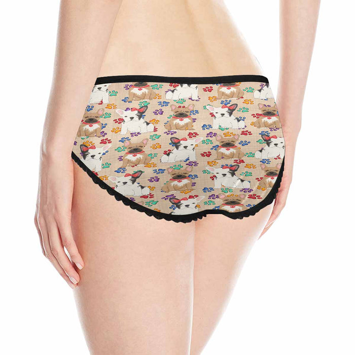 French Bulldog Dogs Red  Women&#039;s All Over Print Classic Briefs