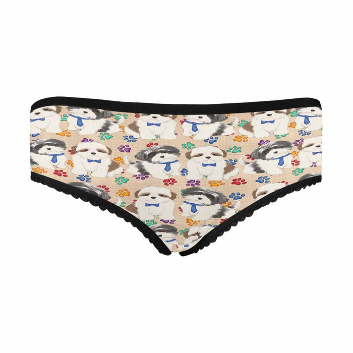 Shih Tzu Dogs Blue  Women&#039;s All Over Print Classic Briefs