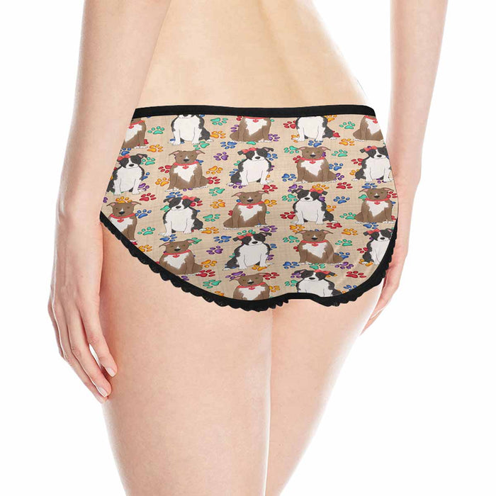 American Staffordshire Dogs Red  Women&#039;s All Over Print Classic Briefs