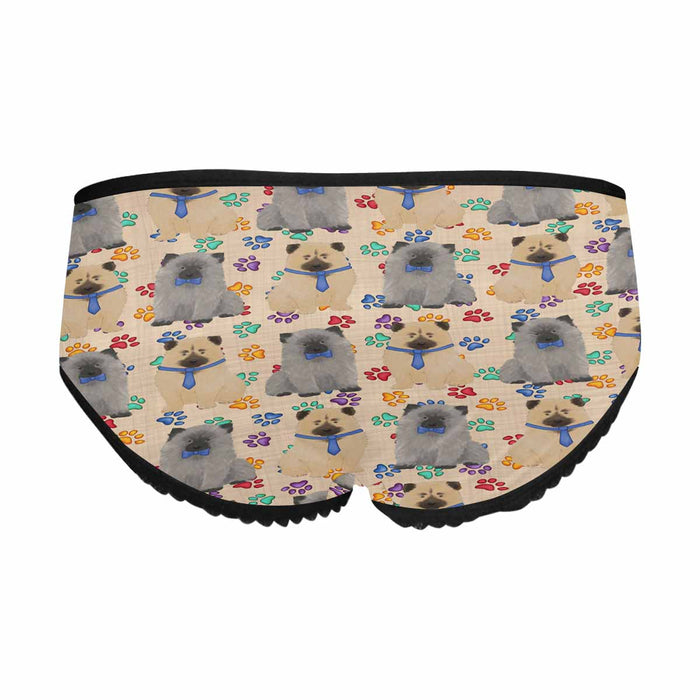 Keeshond Dogs Blue  Women&#039;s All Over Print Classic Briefs