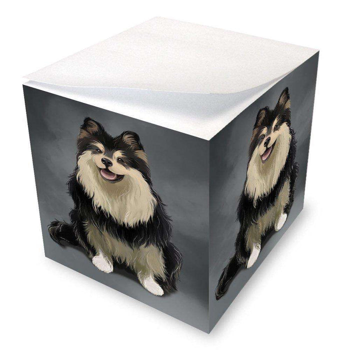 Finnish Lapphund Dog Note Cube
