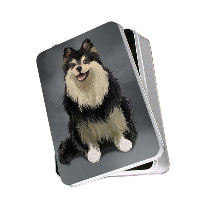 Finnish Lapphund Dog Photo Storage Tin