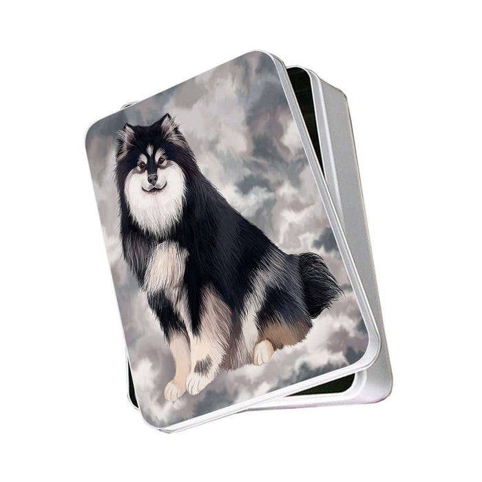 Finnish Lapphund Dog Photo Storage Tin