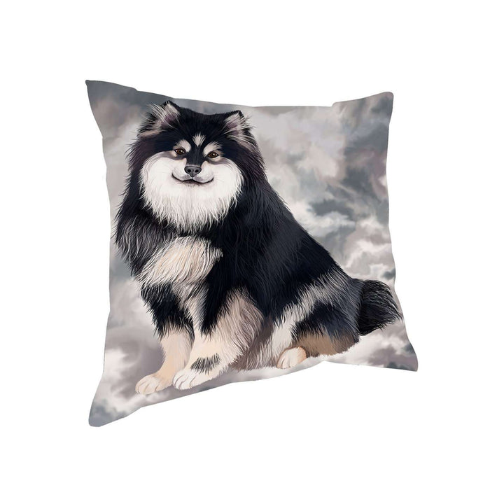 Finnish Lapphund Dog Throw Pillow