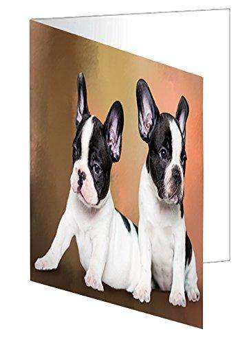 French Bulldog Dog Handmade Artwork Assorted Pets Greeting Cards and Note Cards with Envelopes for All Occasions and Holiday Seasons