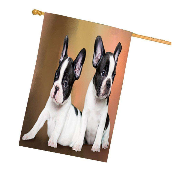 French Bulldog Dog House Flag