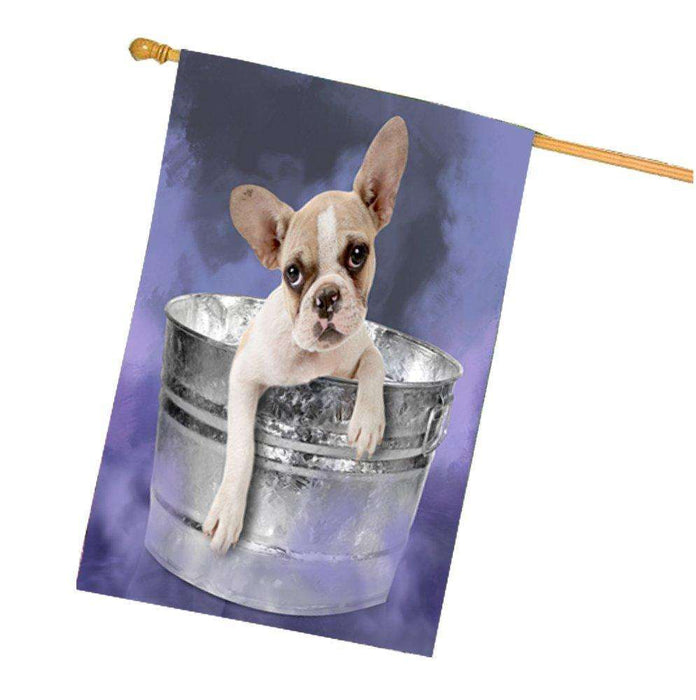 French Bulldog Dog House Flag