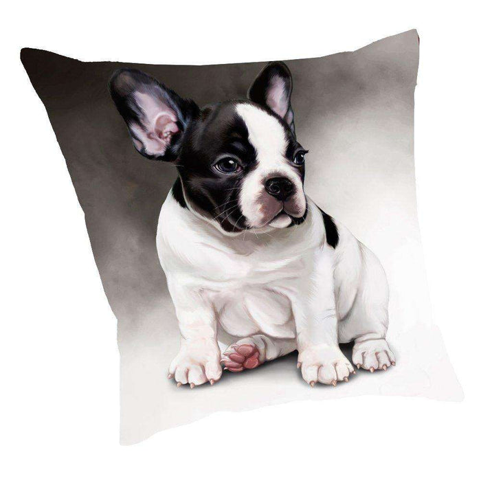 French Bulldog Dog Throw Pillow D019
