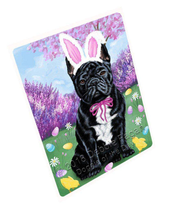 French Bulldog Easter Holiday Tempered Cutting Board C51294