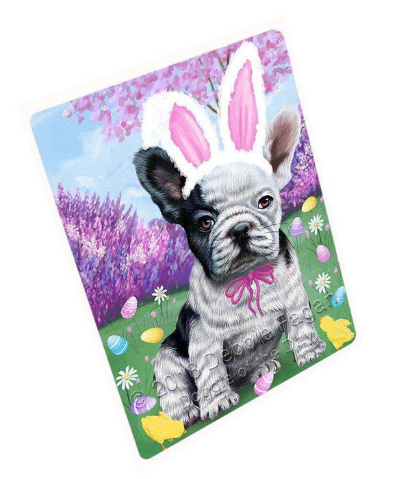 French Bulldog Easter Holiday Tempered Cutting Board C51300