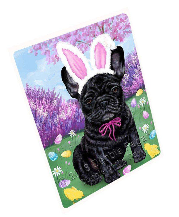 French Bulldog Easter Holiday Tempered Cutting Board C51303