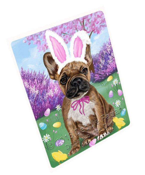 French Bulldog Easter Holiday Tempered Cutting Board C51306