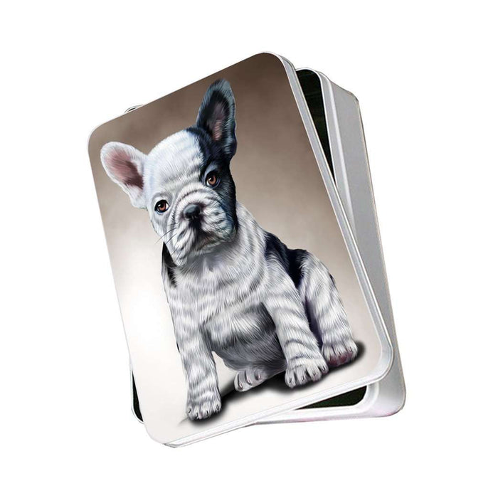 French Bulldogs Dog Photo Storage Tin