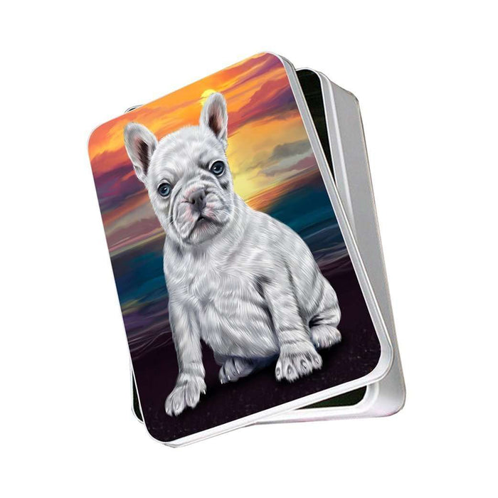 French Bulldogs Dog Photo Storage Tin